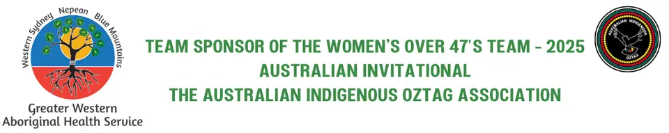 Greater Western Aboriginal Health Service — Team sponsor of the Women's Over 47's team – 2025 Australian Invitational